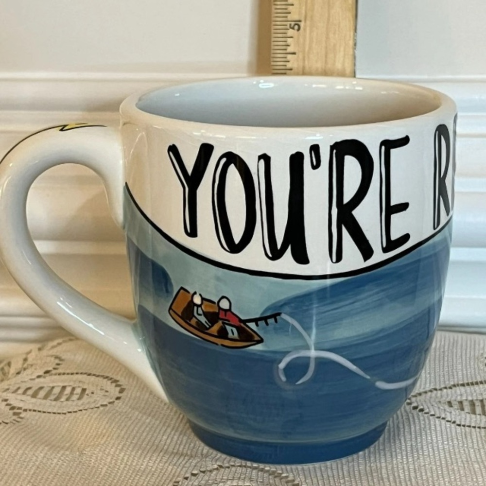 You’re Reel Great 16 Oz. Mug by Kalyn Dunks Designs.